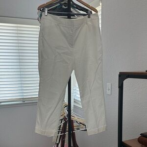 Chico's Cream Cropped Pants